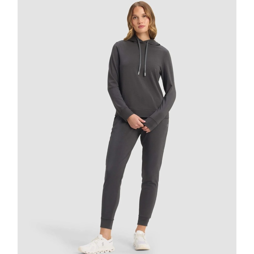 Cozy Earth *2 Piece*‎ Set Women 2XL Charcoal Hoodie Jogger Ultra Soft Bamboo NEW